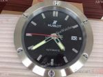 Classic Fusion Hublot Wall Clock Replica Stainless Steel Black Face